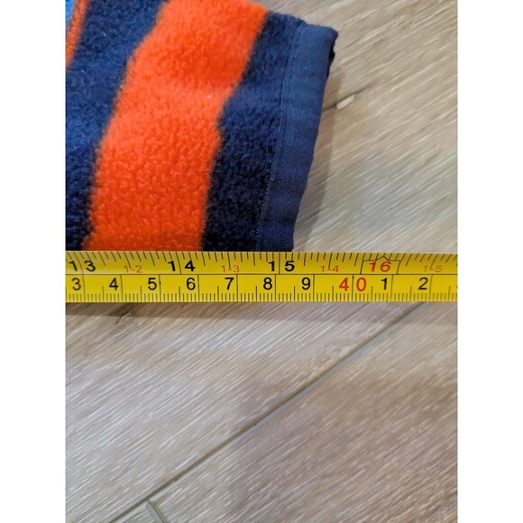 Eddie Bauer Blue Orange Striped Fleece Sweater Jacket Youth Boys Size S 7-8 - Picture 6 of 7